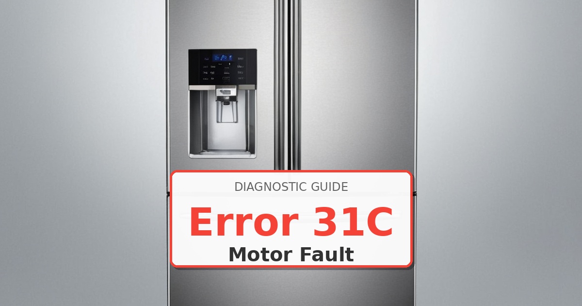 How to Fix Samsung Refrigerator Error 31C