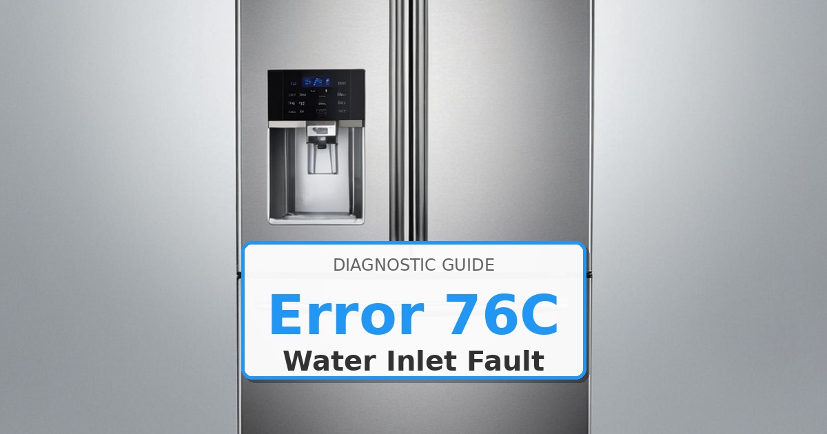 How to Fix Samsung Refrigerator Error 76C