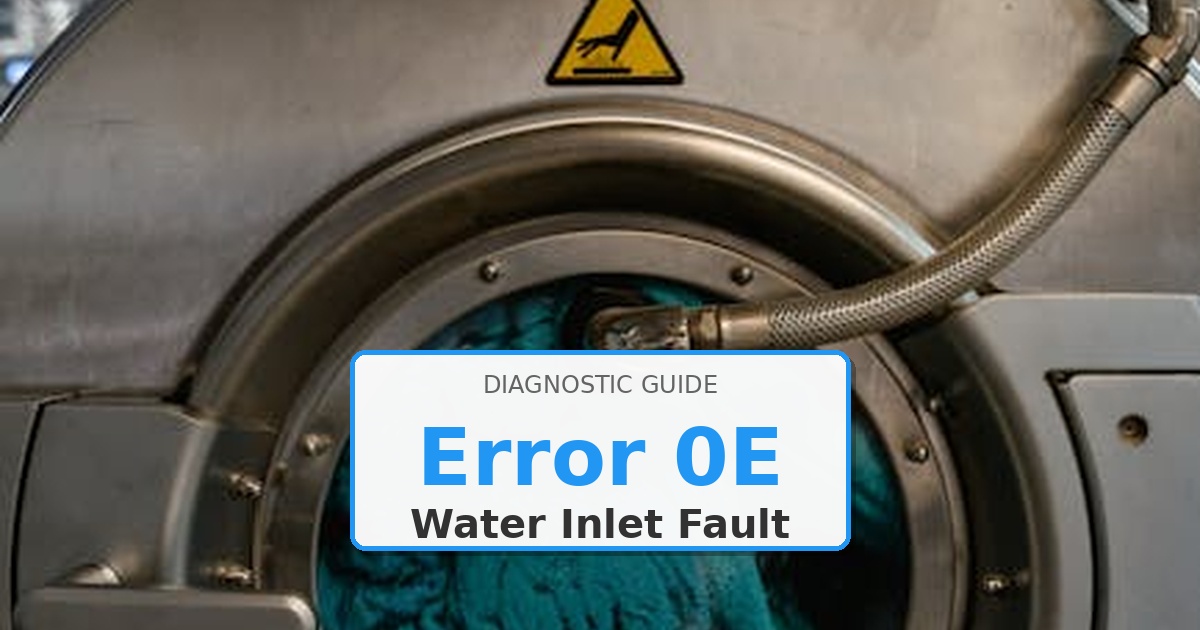 How to Fix Samsung Washer Error 0E