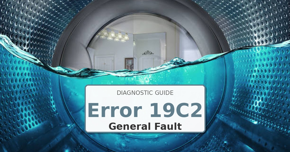 How to Fix Samsung Washer Error 19C2