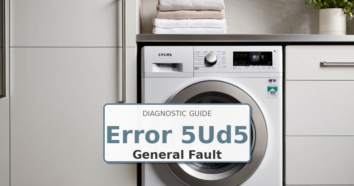 How to Fix Samsung Washer Error 5Ud5