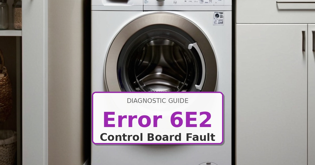 How to Fix Samsung Washer Error 6E2