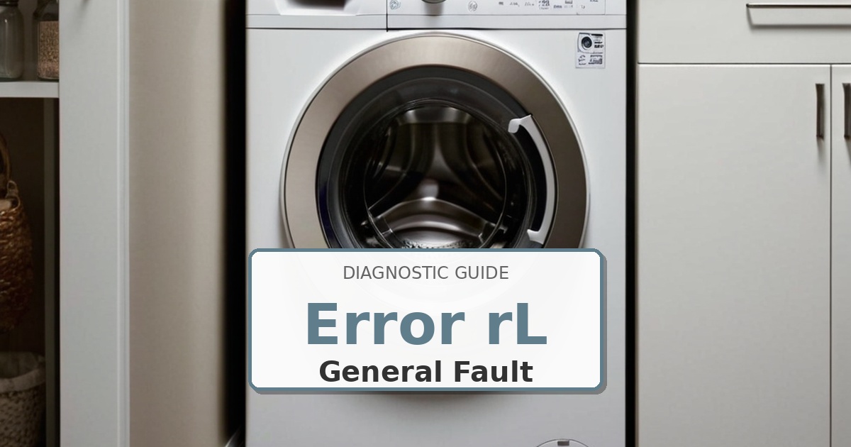 How to Fix Whirlpool Washer Error rL