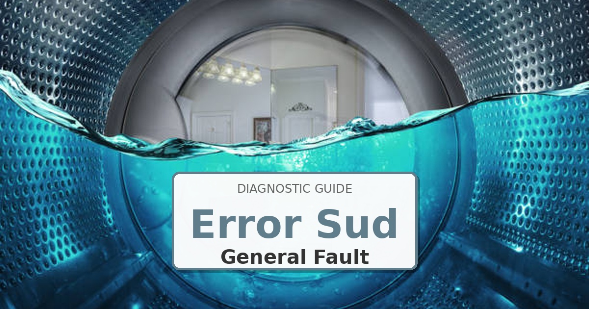 How to Fix Whirlpool Washer Error Sud