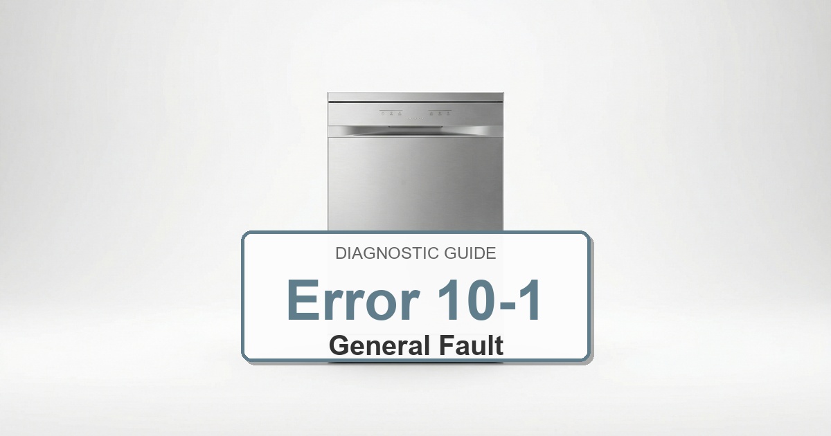 How to Fix Amana Dishwasher Error 10-1