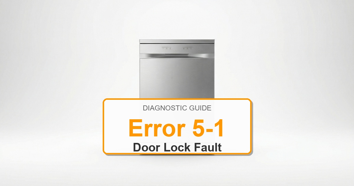 How to Fix Amana Dishwasher Error 5-1