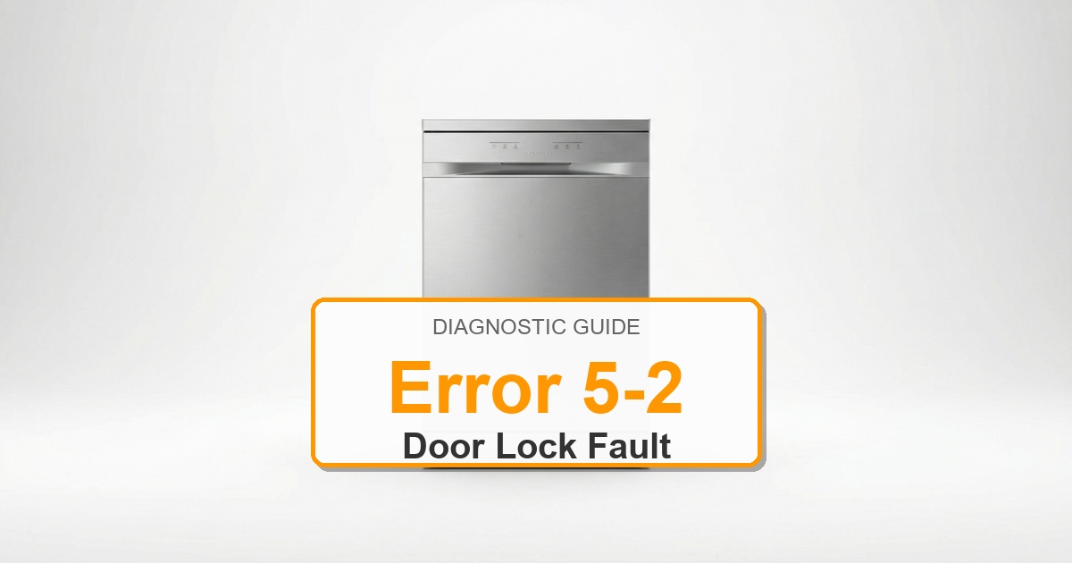 How to Fix Amana Dishwasher Error 5-2