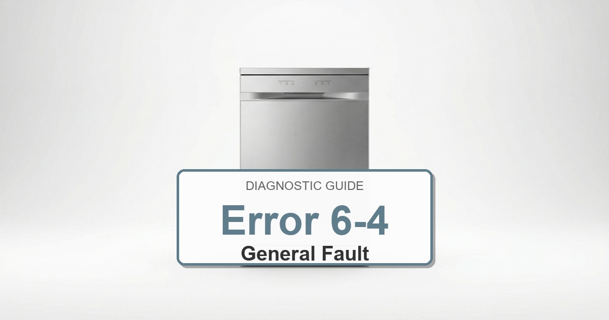 How to Fix Amana Dishwasher Error 6-4