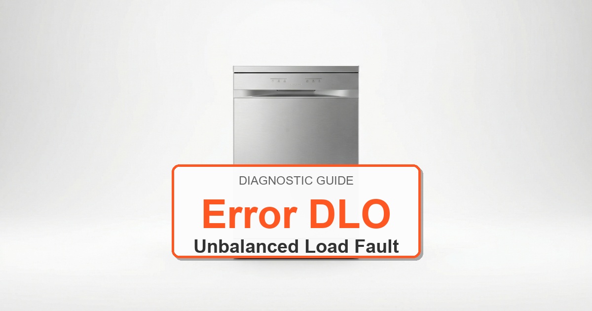 Amana Dishwasher Error DLO overlay image