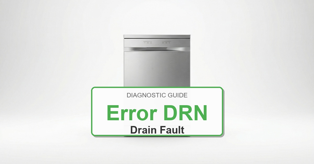 Amana Dishwasher Error DRN overlay image
