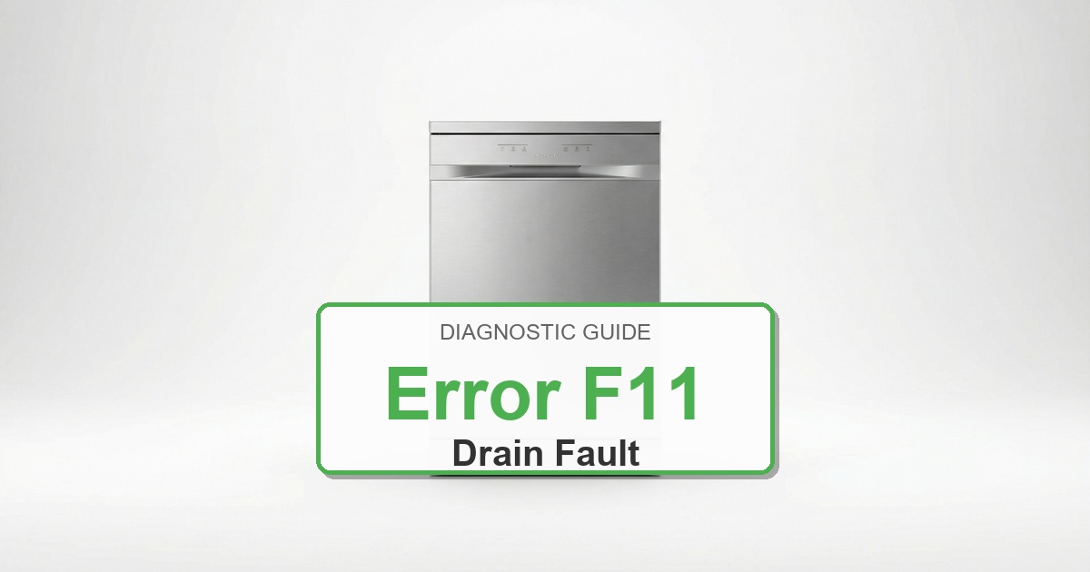 How to Fix Amana Dishwasher Error F11