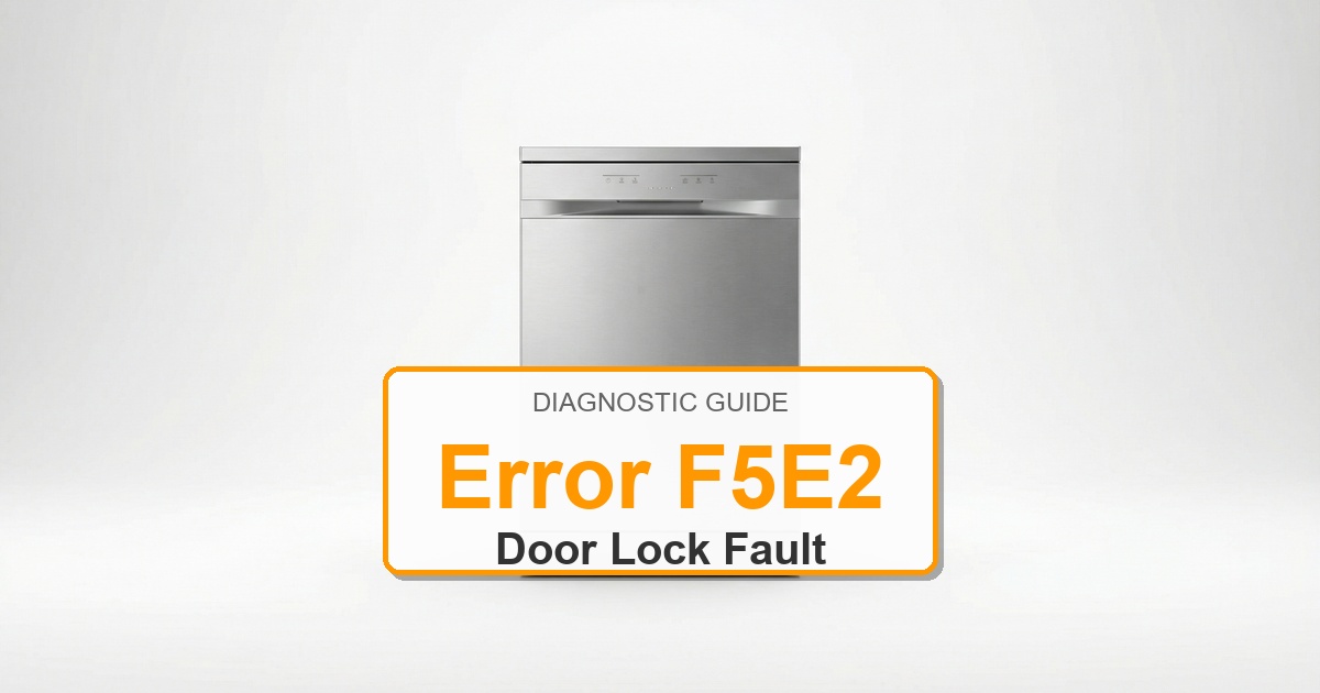 How to Fix Amana Dishwasher Error F5E2