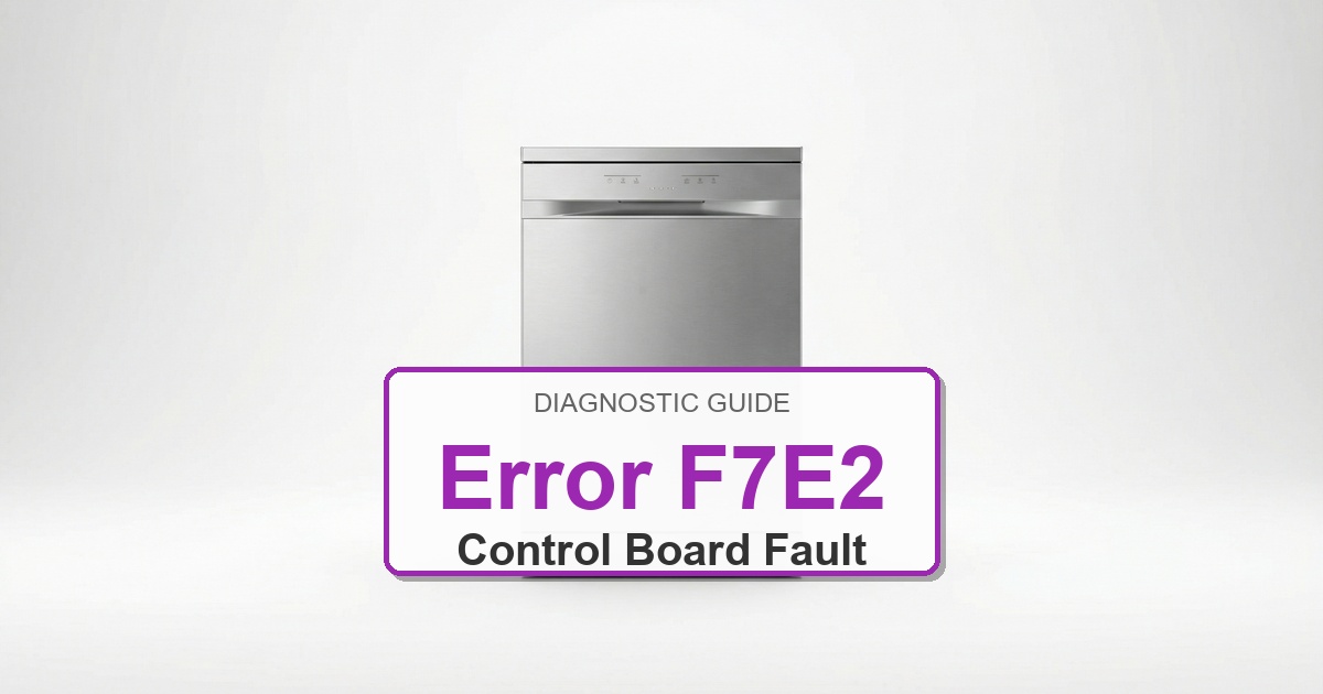 How to Fix Amana Dishwasher Error F7E2