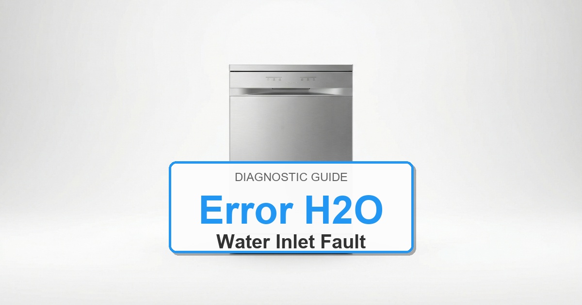 How to Fix Amana Dishwasher Error H2O