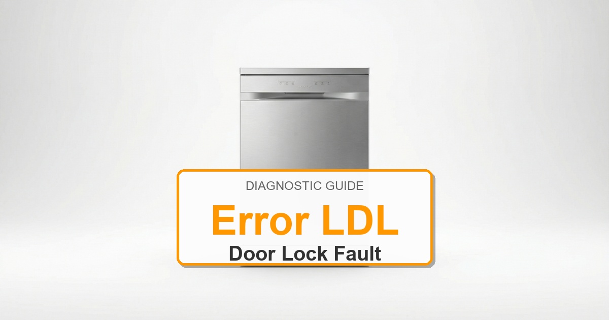 How to Fix Amana Dishwasher Error LDL
