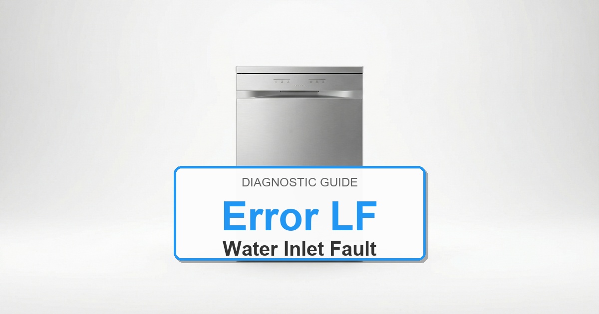 How to Fix Amana Dishwasher Error LF