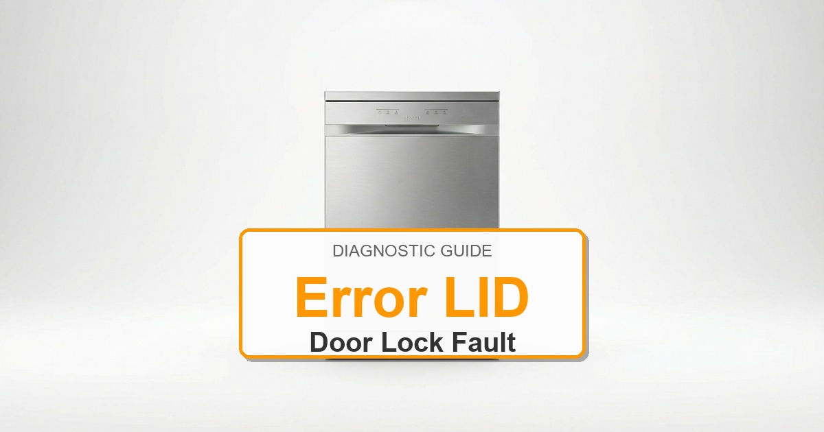 How to Fix Amana Dishwasher Error LID