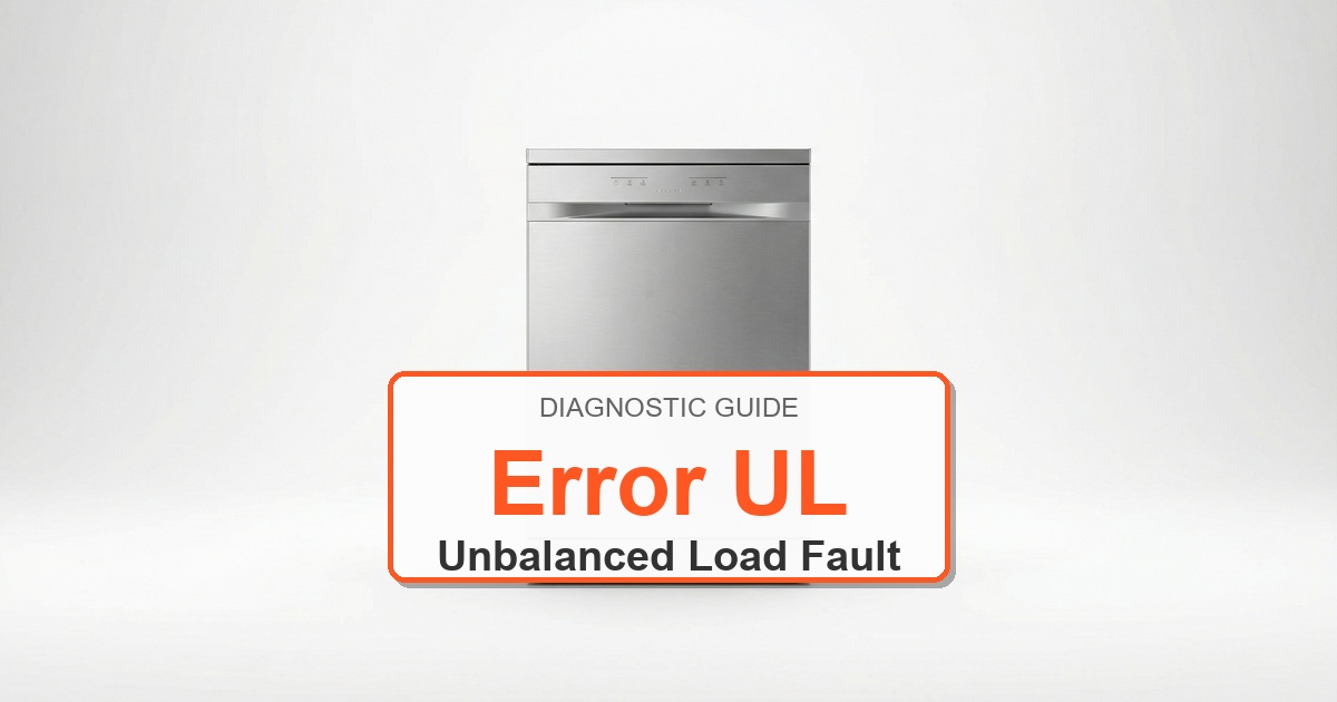 Amana Dishwasher Error UL overlay image