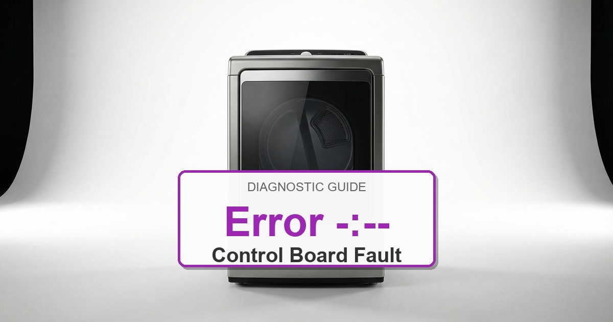 Amana Dryer Error -:-- overlay image