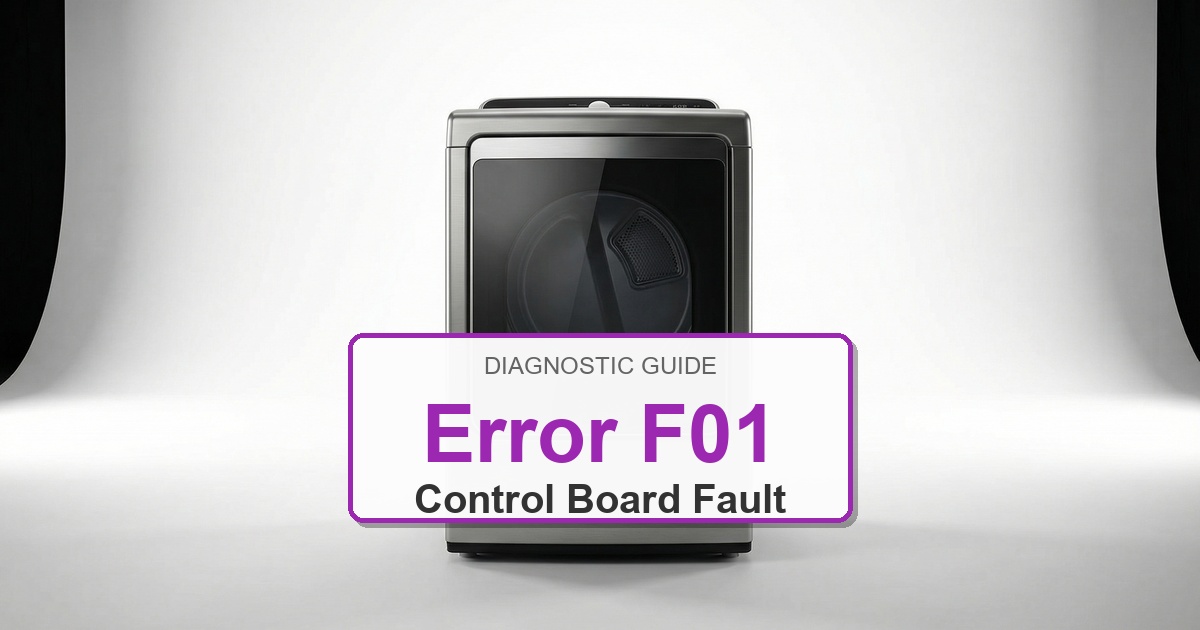 How to Fix Amana Dryer Error F01