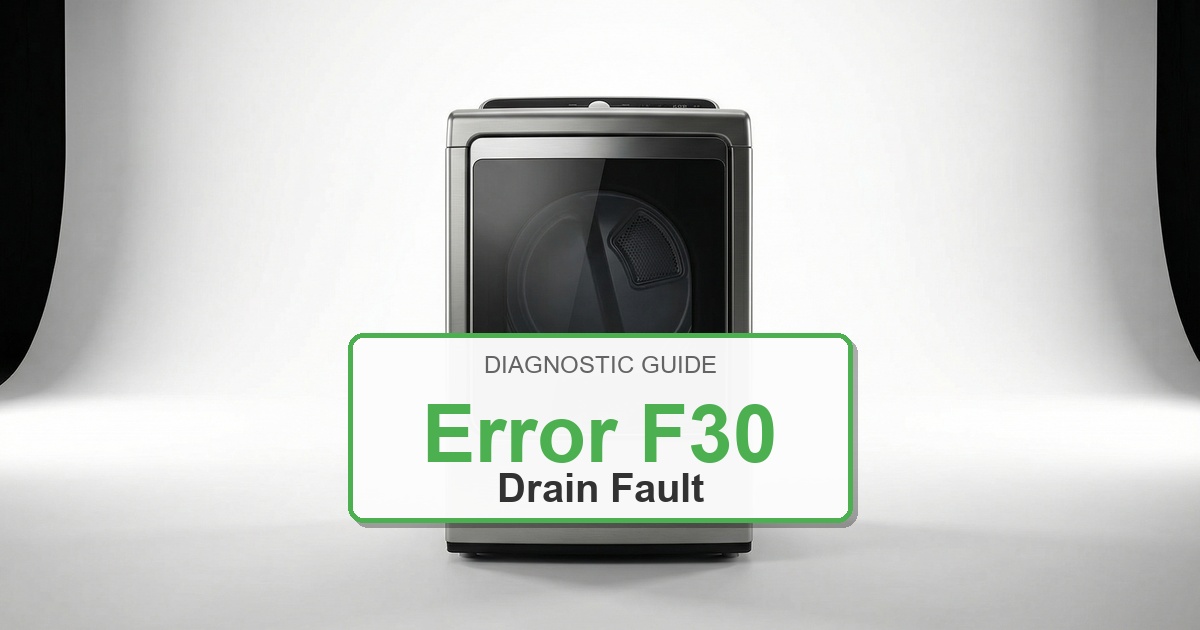 Amana Dryer Error F30 overlay image