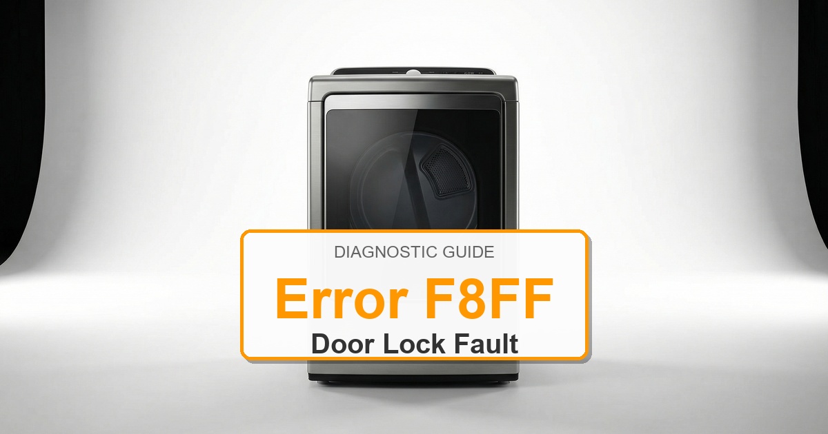 Amana Dryer Error F8FF overlay image