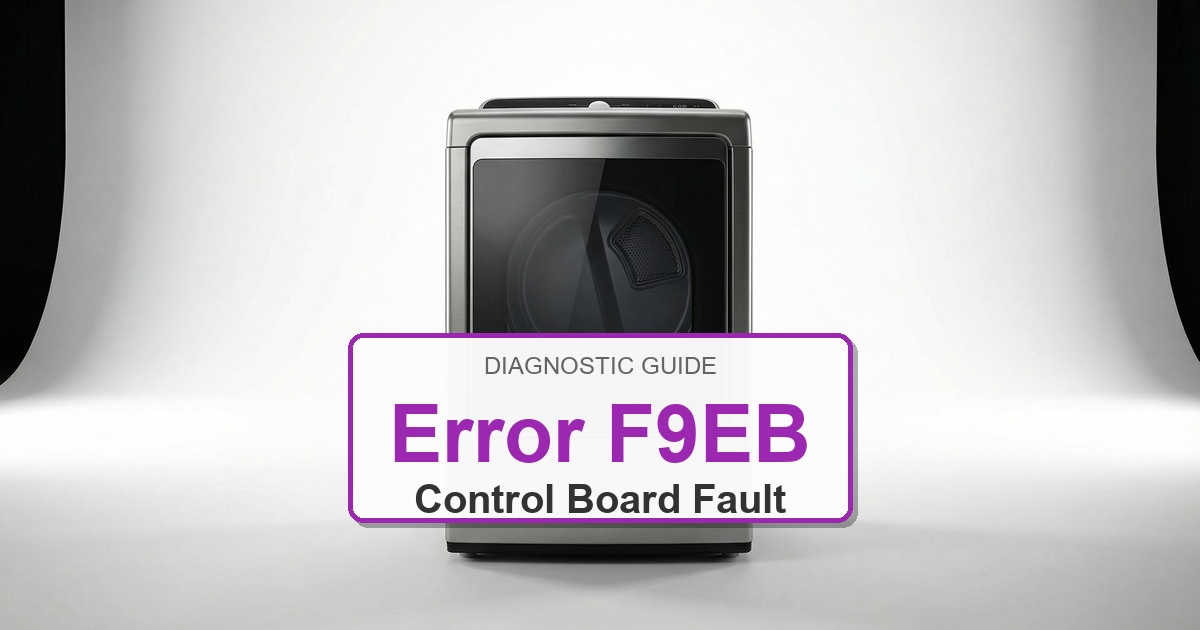 Amana Dryer Error F9EB overlay image