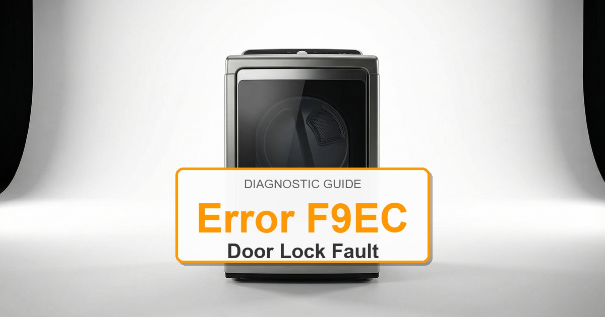 Amana Dryer Error F9EC overlay image