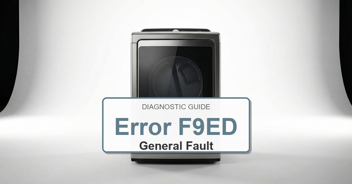 How to Fix Amana Dryer Error F9ED