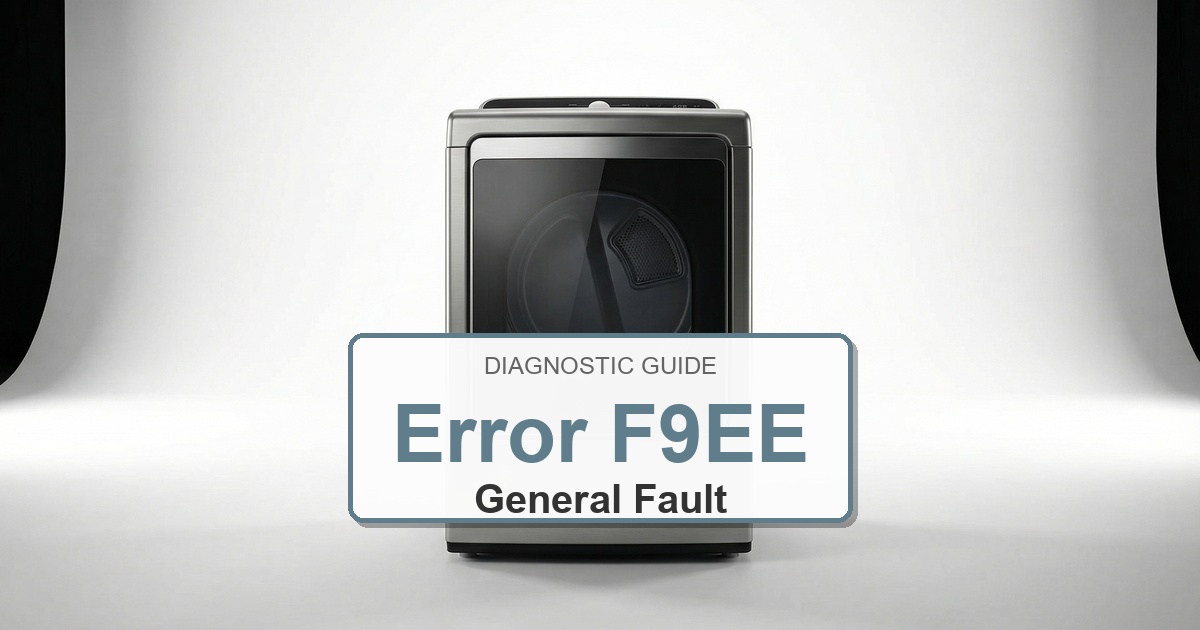 Amana Dryer Error F9EE overlay image