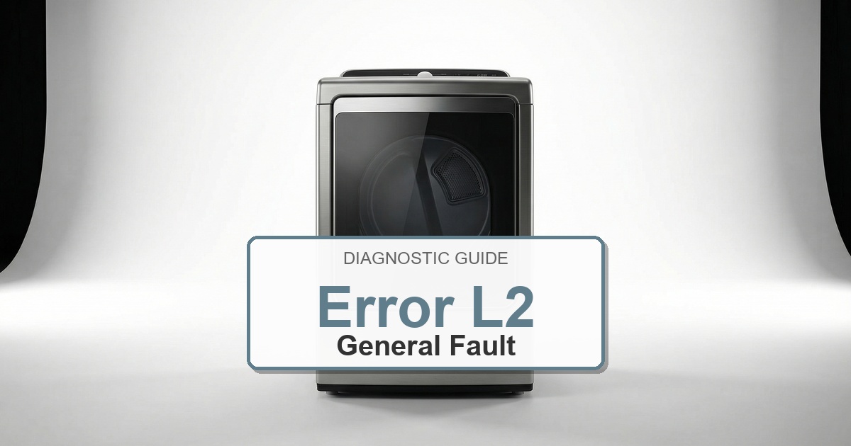 Amana Dryer Error L2 overlay image