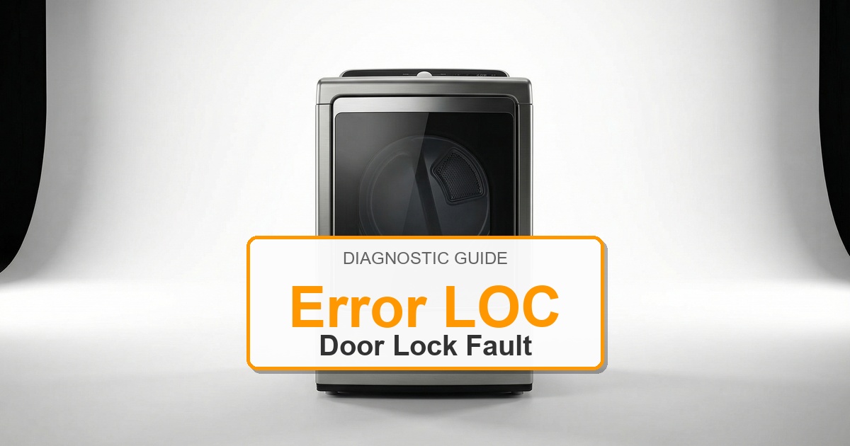 Amana Dryer Error LOC overlay image