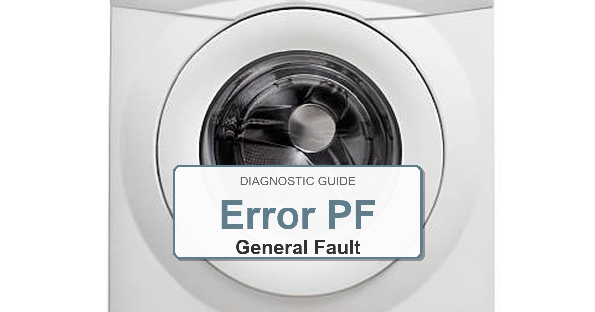 Amana Dryer Error PF overlay image