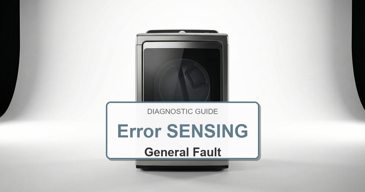 How to Fix Amana Dryer Error SENSING