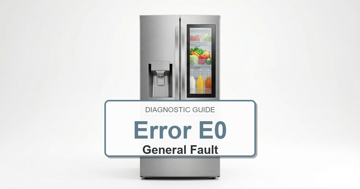 How to Fix Amana Refrigerator Error E0