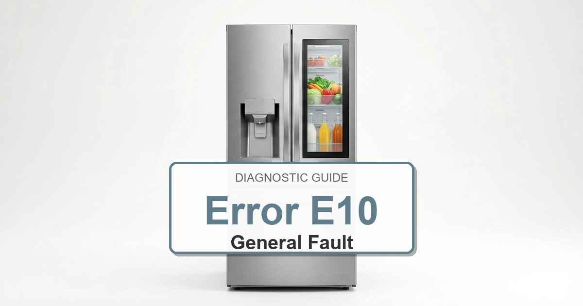 How to Fix Amana Refrigerator Error E10