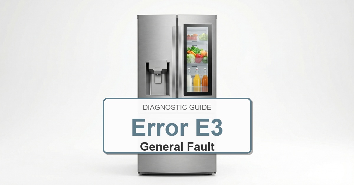How to Fix Amana Refrigerator Error E3