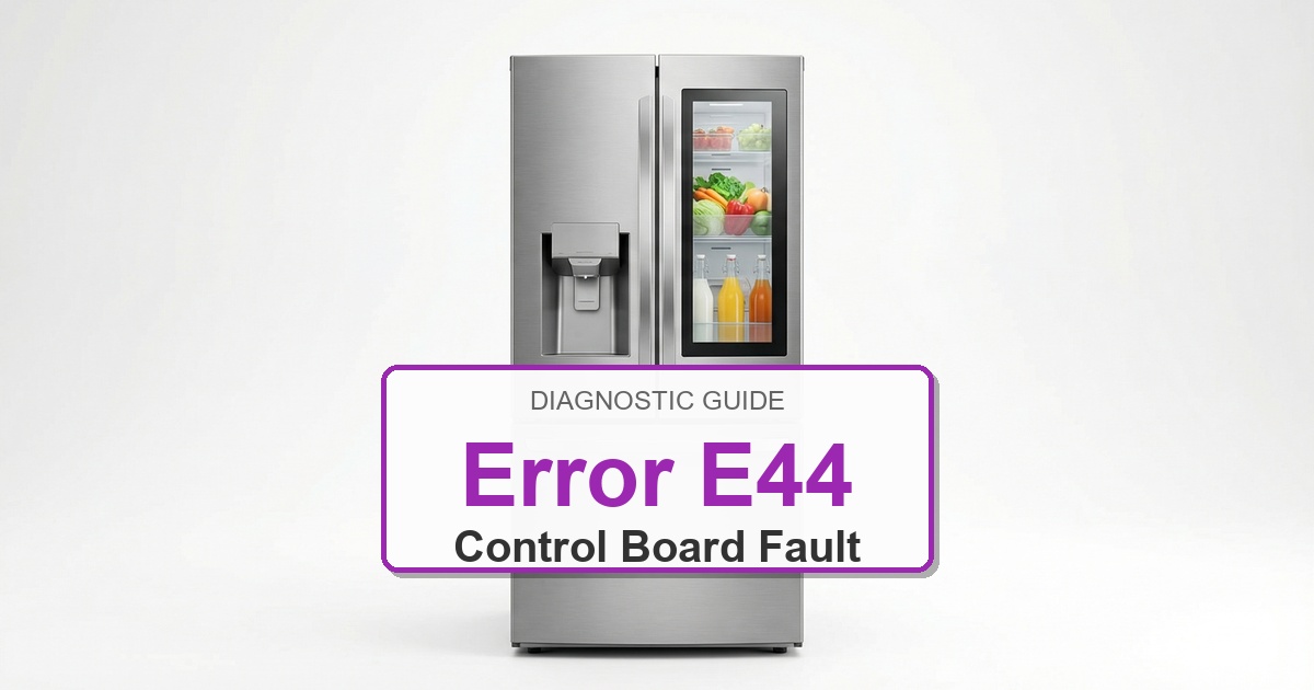 How to Fix Amana Refrigerator Error E44