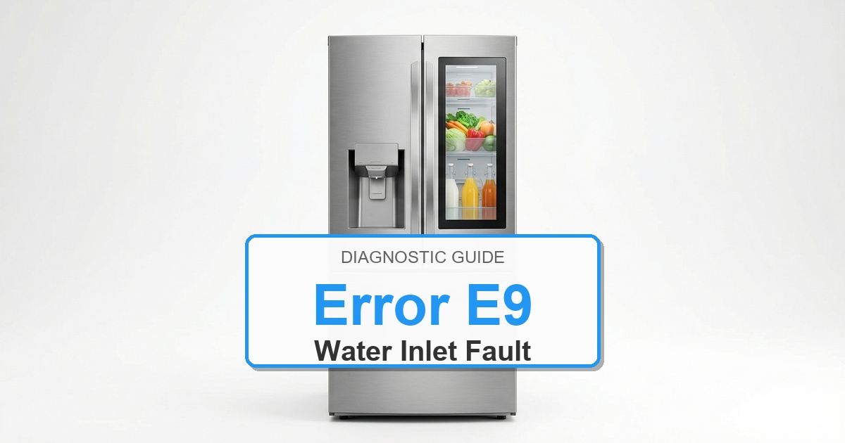 Amana Refrigerator Error E9 overlay image