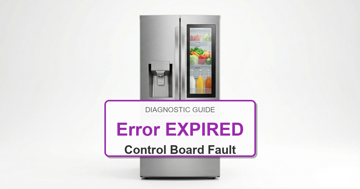 Amana Refrigerator Error EXPIRED overlay image