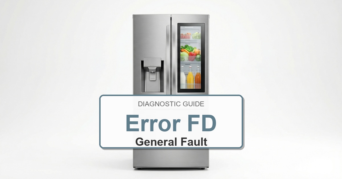 How to Fix Amana Refrigerator Error FD