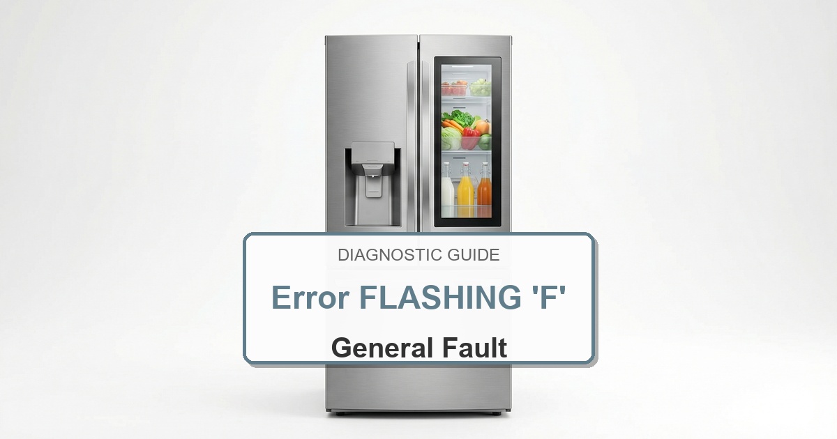 How to Fix Amana Refrigerator Error FLASHING ‘F’