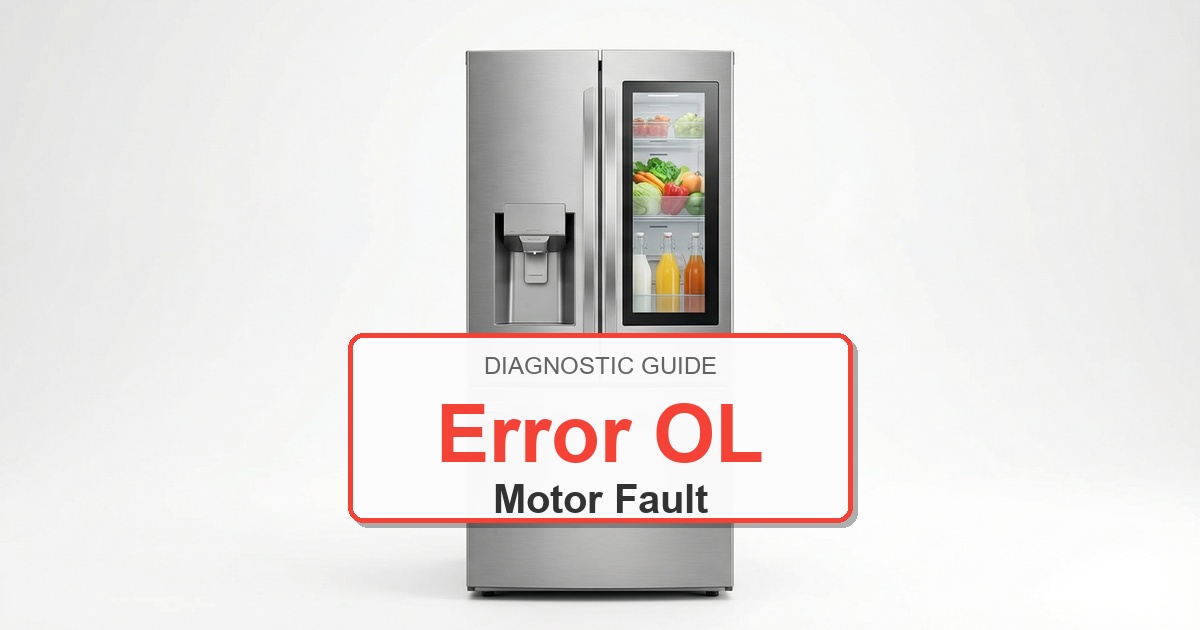 Amana Refrigerator Error OL overlay image