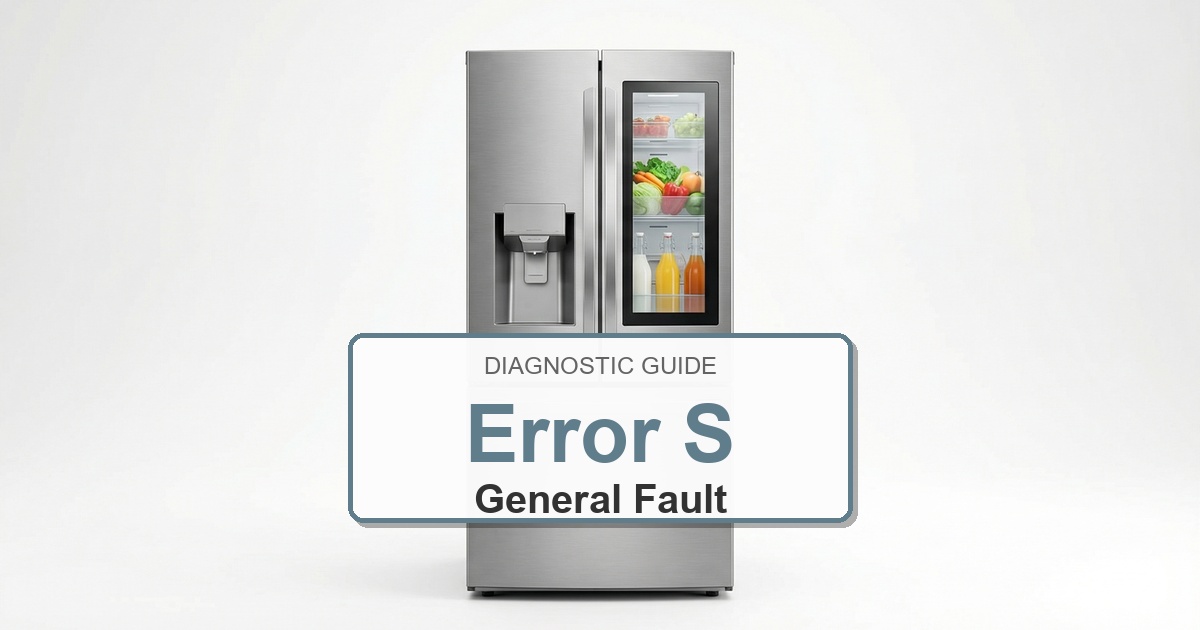 How to Fix Amana Refrigerator Error S