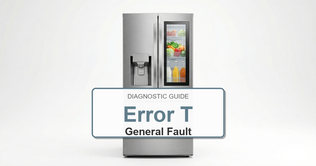 Amana Refrigerator Error T overlay image