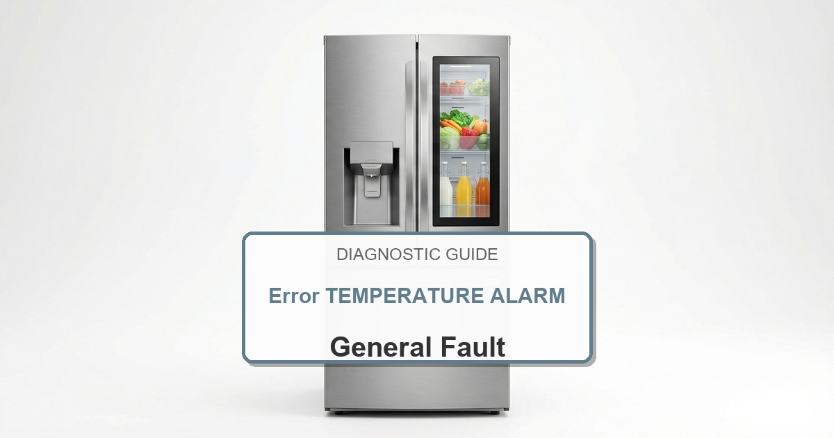 How to Fix Amana Refrigerator Error TEMPERATURE ALARM