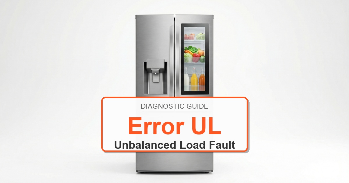 Amana Refrigerator Error UL overlay image