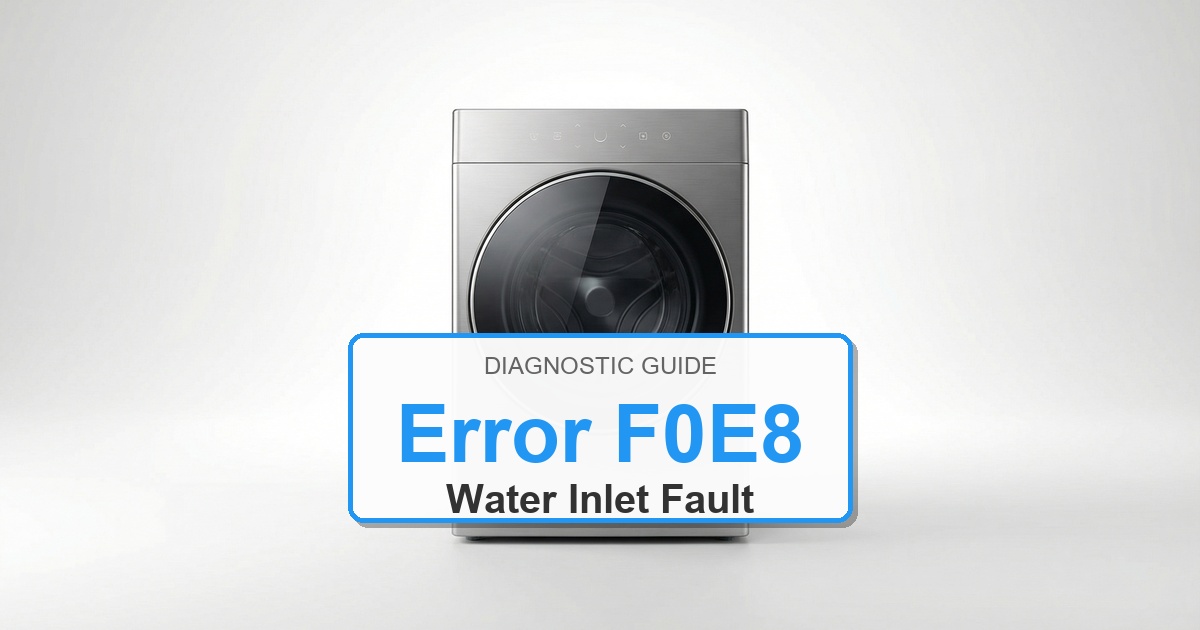 How to Fix Amana Washer Error F0E8