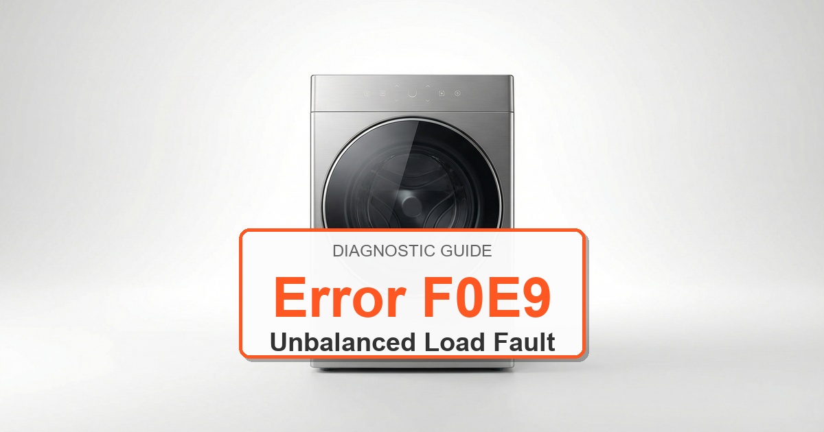 How to Fix Amana Washer Error F0E9