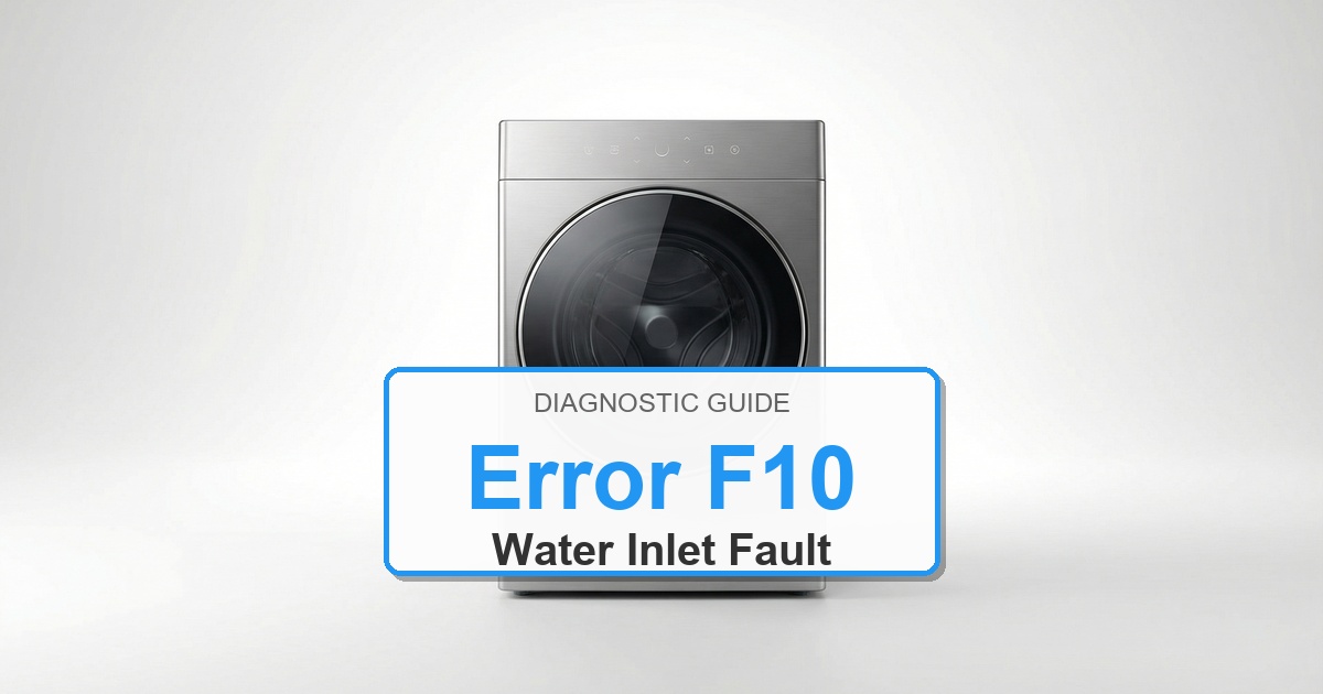 How to Fix Amana Washer Error F10